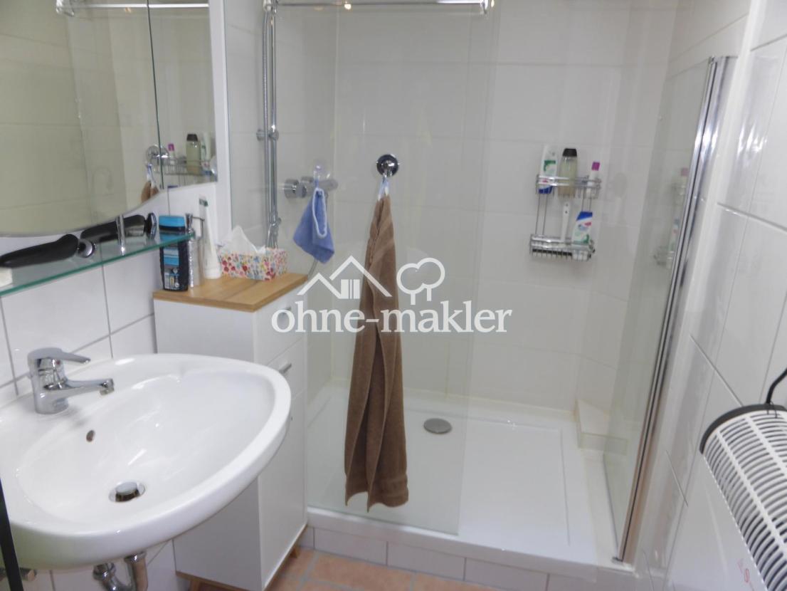 Duschbad im Untergeschoss