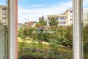 Blick auf Garten