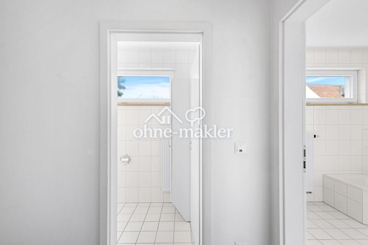 Blick auf Bad 1. Stock