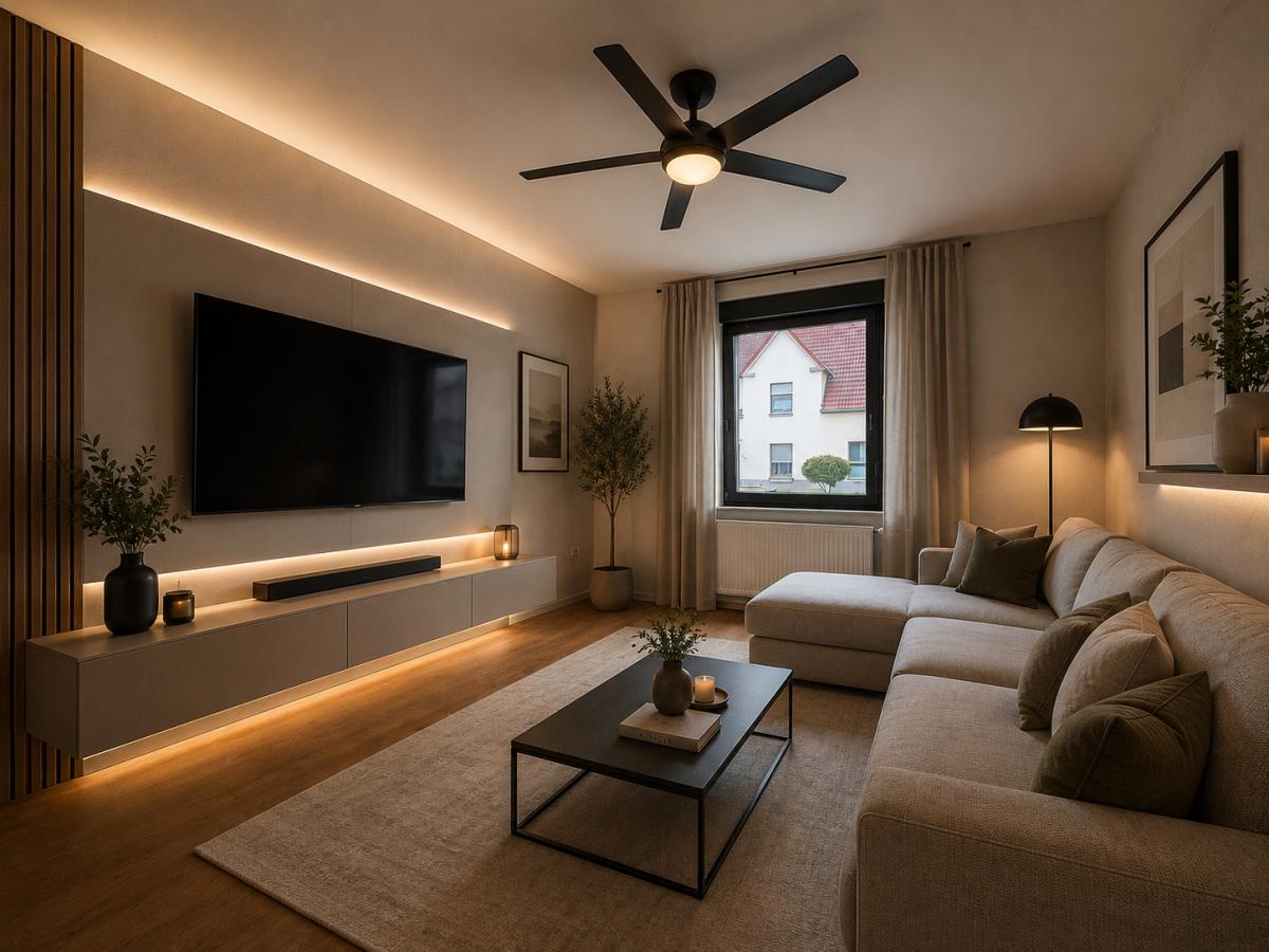 Wohnzimmer Gestaltungsbeispiel