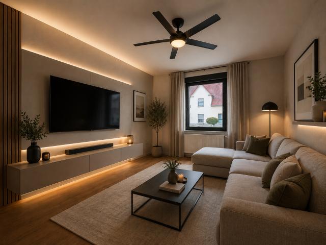 Wohnzimmer Gestaltungsbeispiel