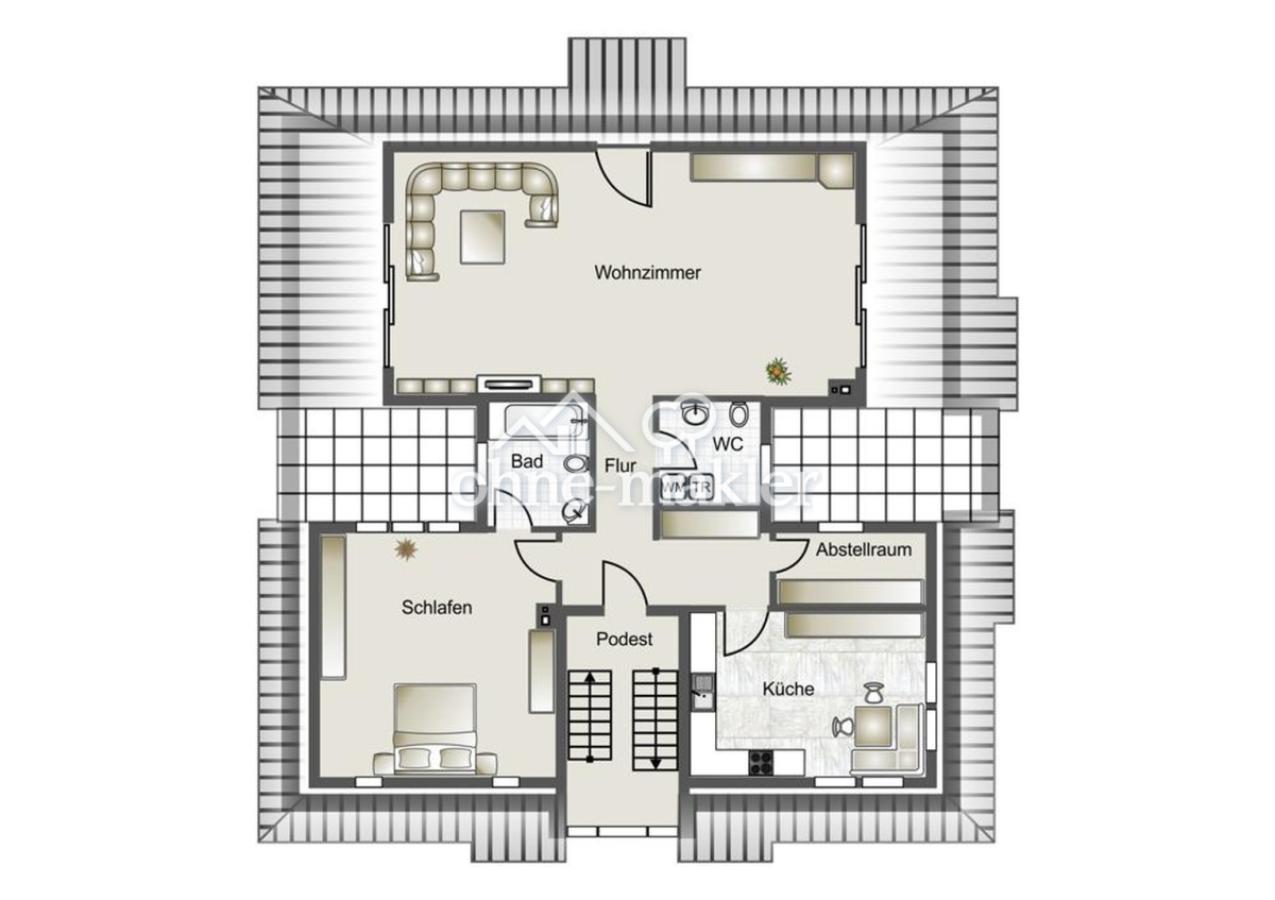 Penthouse 1. Etage