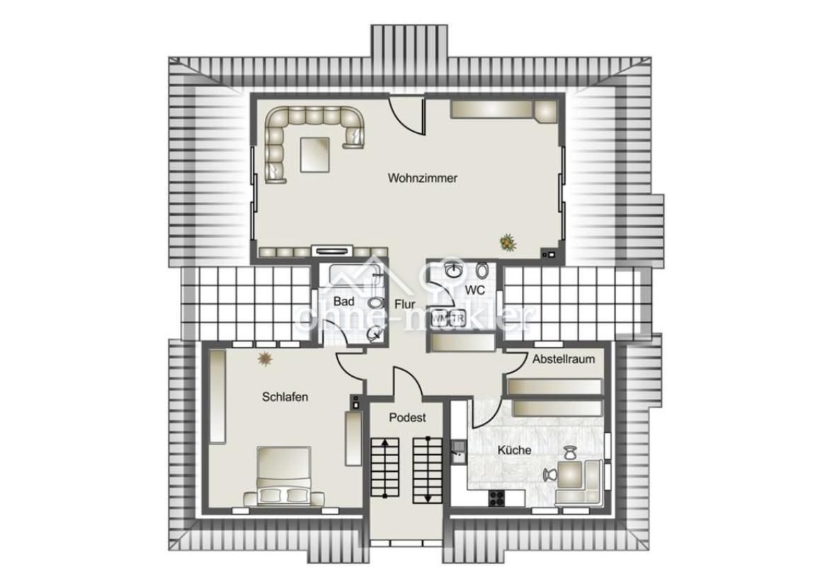 Penthouse 1. Etage