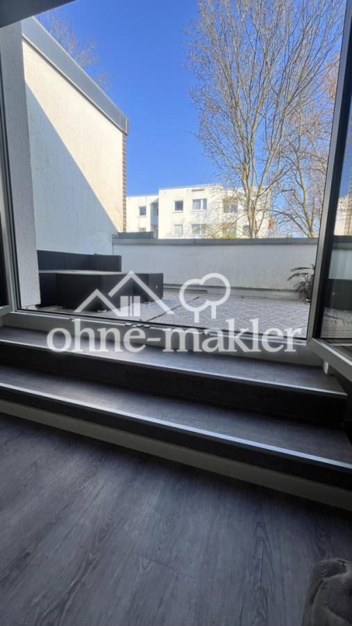 Blick auf die Dachterrasse 