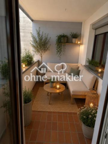 Balkon Visualisiert