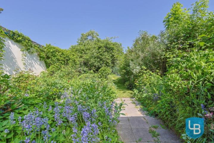 Zugang in den Garten und zum See