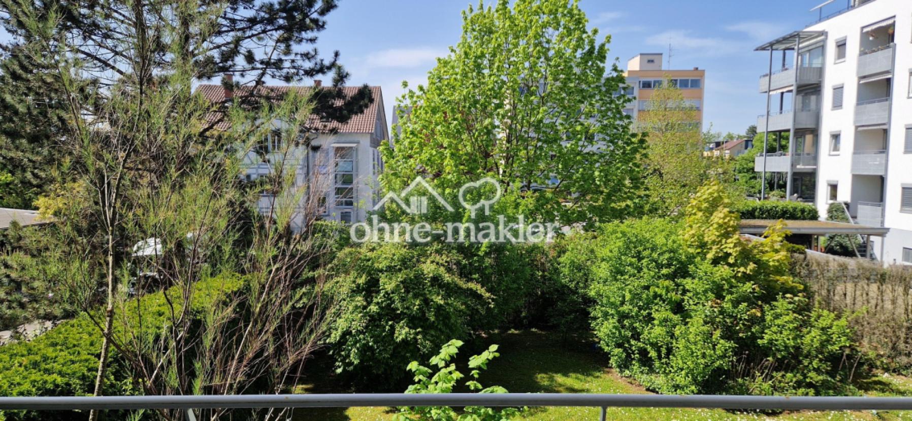 Blick vom Balkon