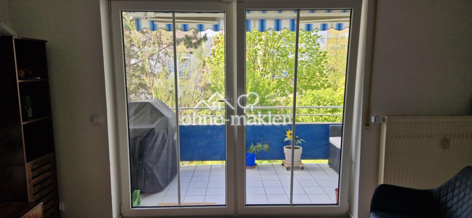 Blick auf den Balkon