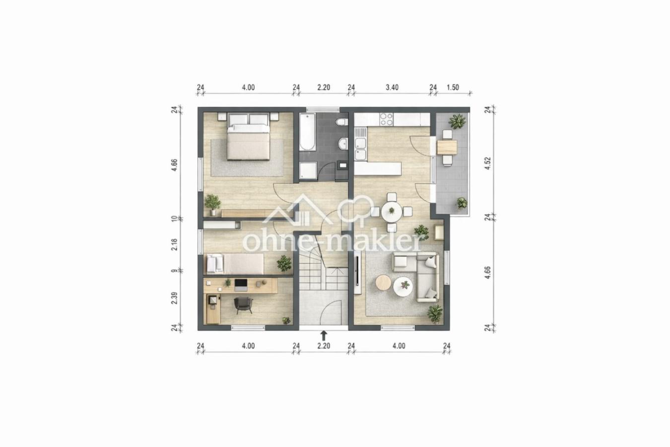 Grundriss Wohnung