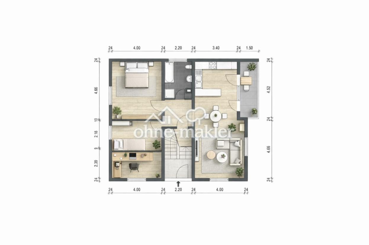 Grundriss Wohnung