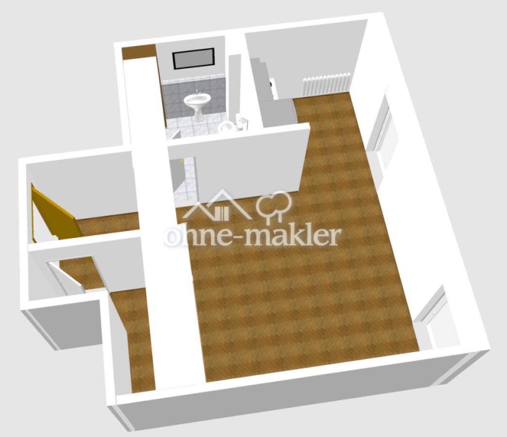 Grundriss 3D von Ost