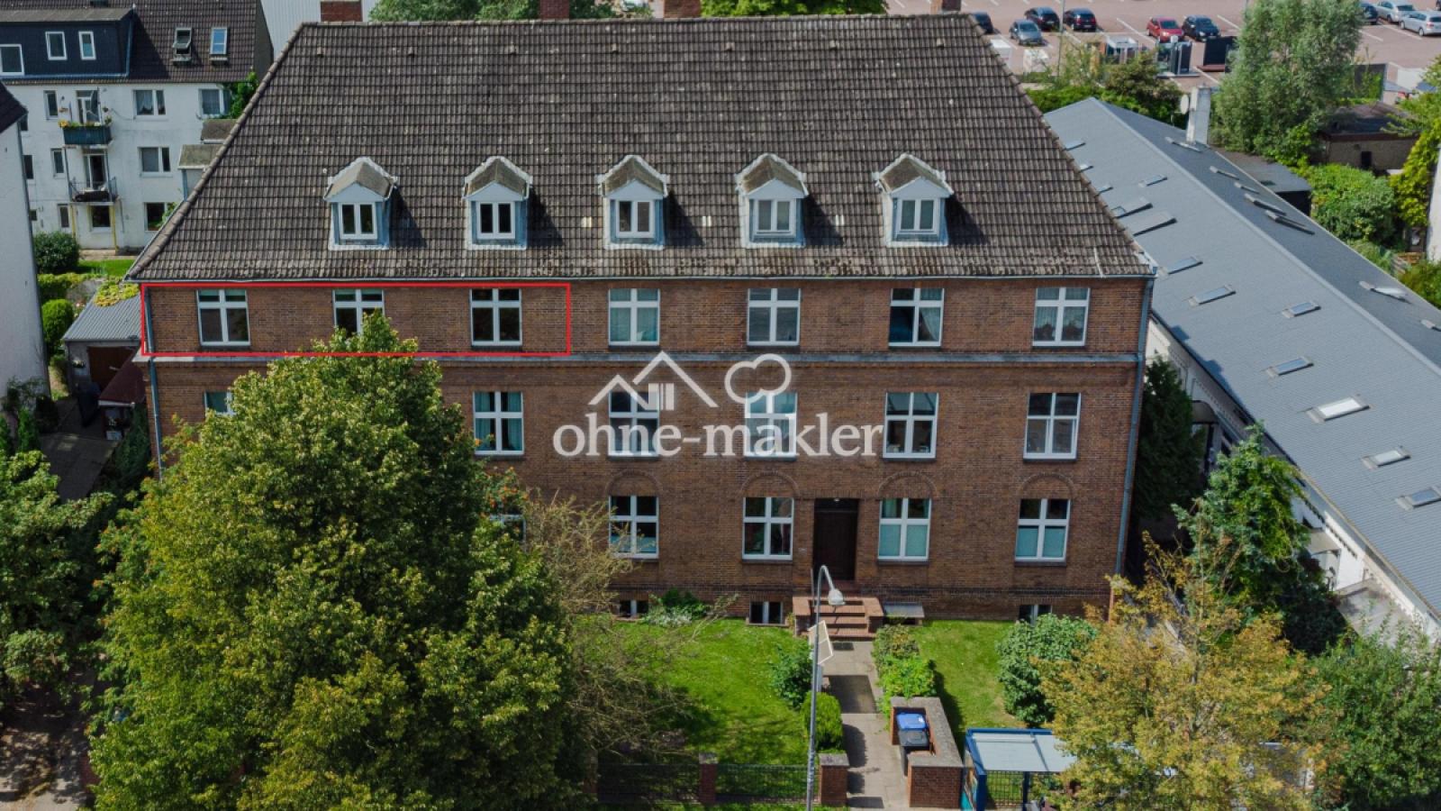 Frontansicht mit Markierung