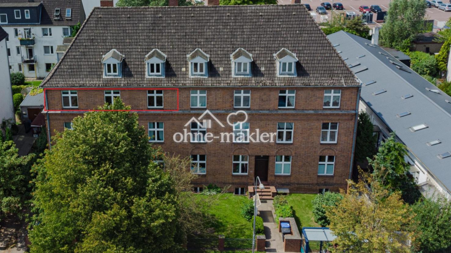 Frontansicht mit Markierung