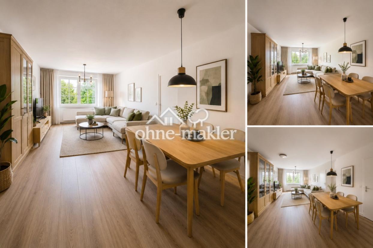 Wohnzimmer visualisiert