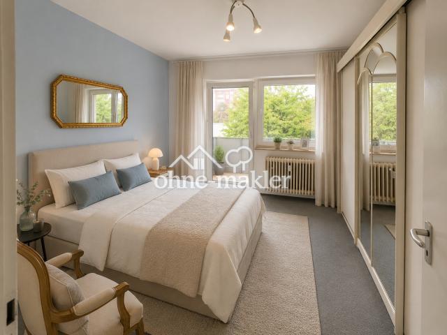 Schlafzimmer visualisiert
