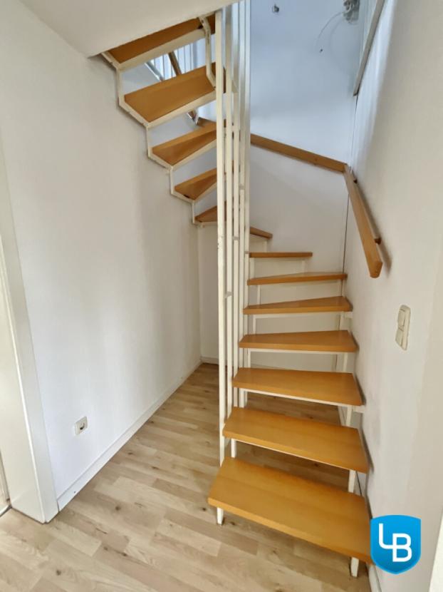 Treppe zum Spitzboden