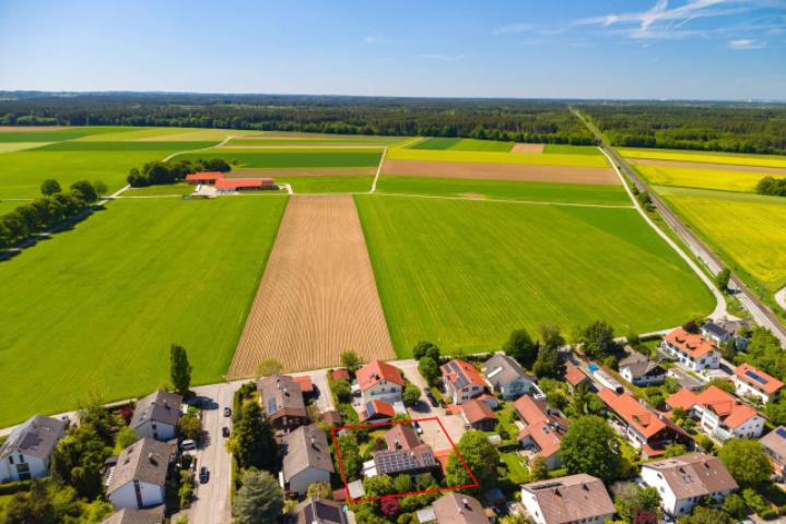 Luftaufnahme Ortsrand