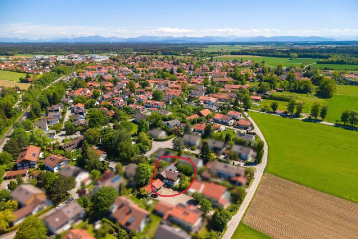 Luftaufnahme Wohngebiet