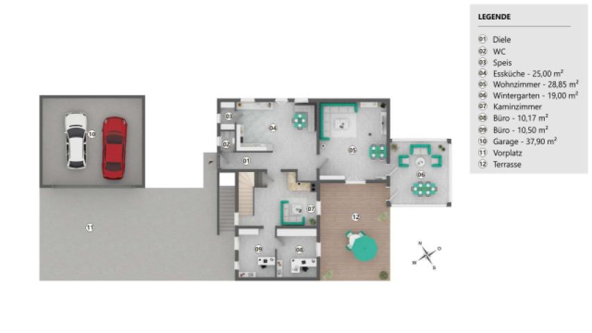 Grundriss Erdgeschoss