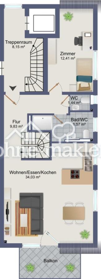 Grundriss 1.DG