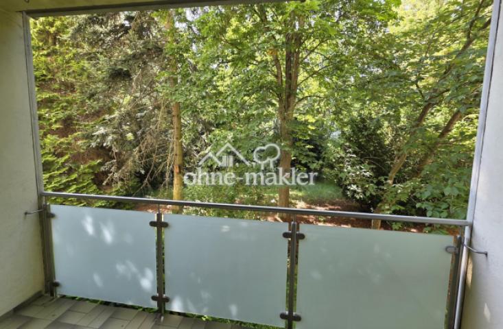 Balkon, Blick ins Grüne