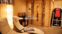 Sauna mit Fußbodenheizung