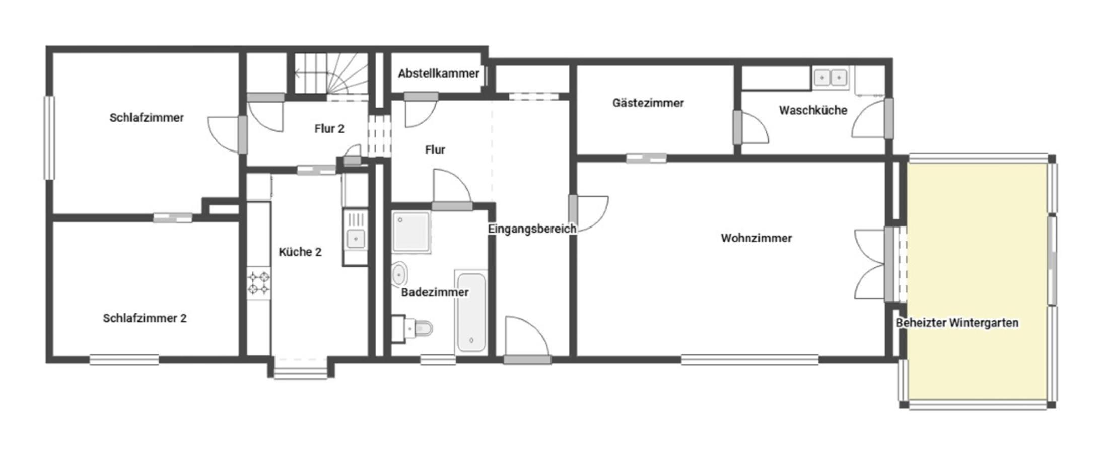 Grundriss Skizze EG
