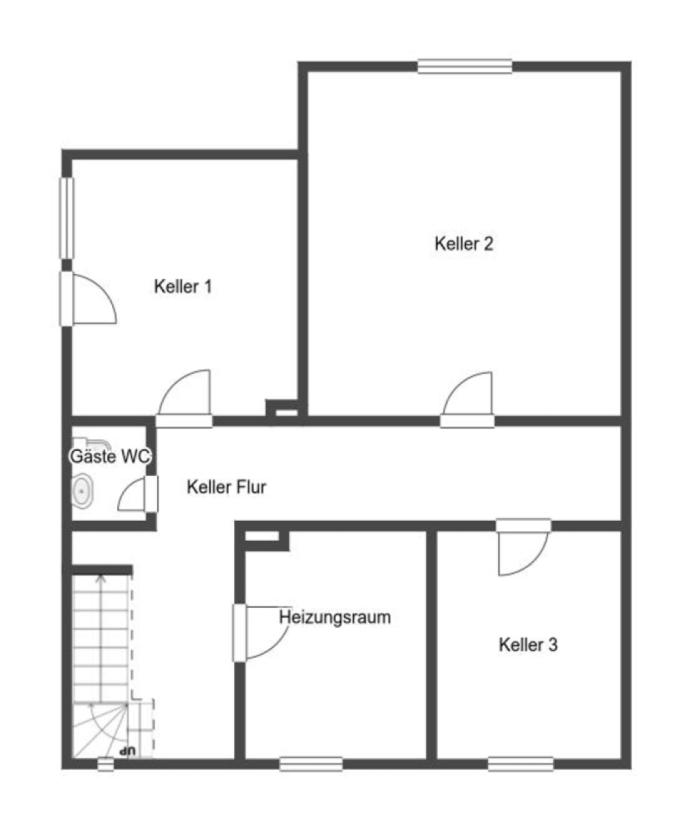 Grundriss Skizze UG