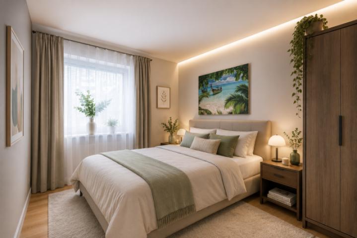Einrichtungsbeispiel - Schlafzimmer