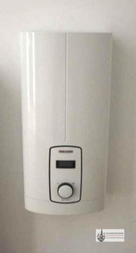 Durchlauferhitzer für Warmwasser im HWR