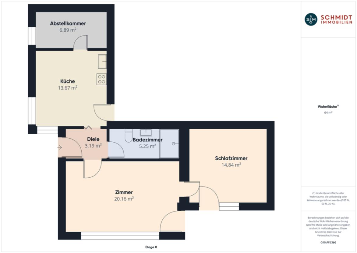 Grundriss Einliegerwohnung