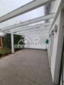 Überdachte Terrasse Eingang