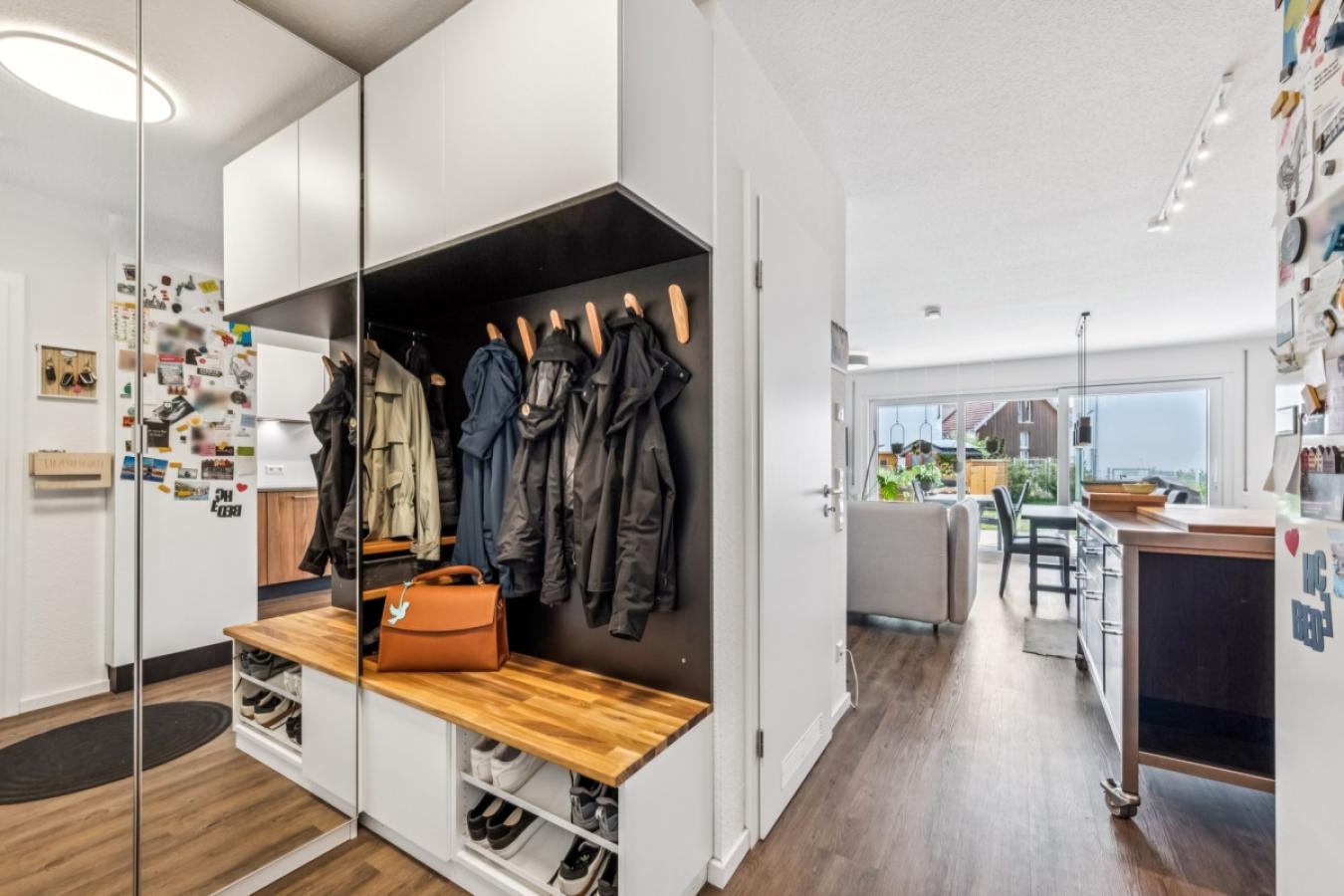 Flur mit Garderobe