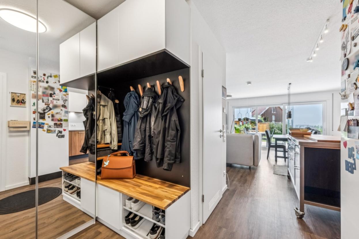 Flur mit Garderobe