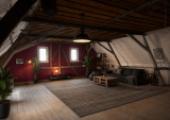 Einrichtungsvorschlag Studio im Nebengebäude