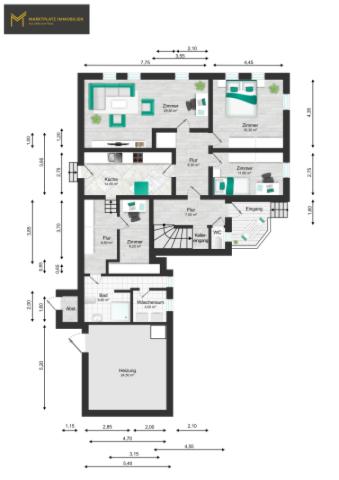 Grundriss EG Haupthaus
