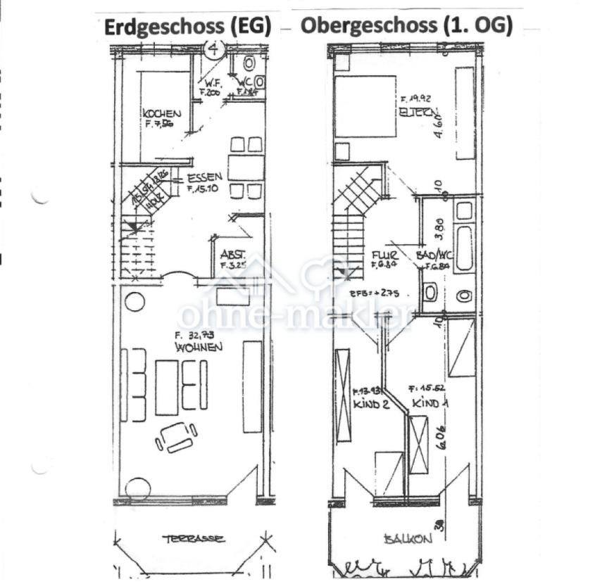 Grundriss Ebene 1 und 2