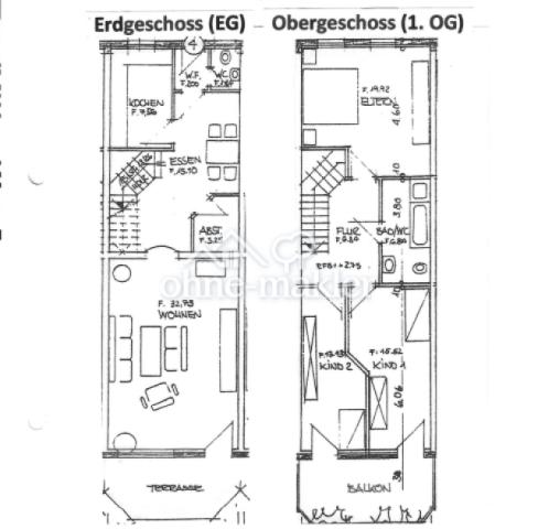 Grundriss Ebene 1 und 2