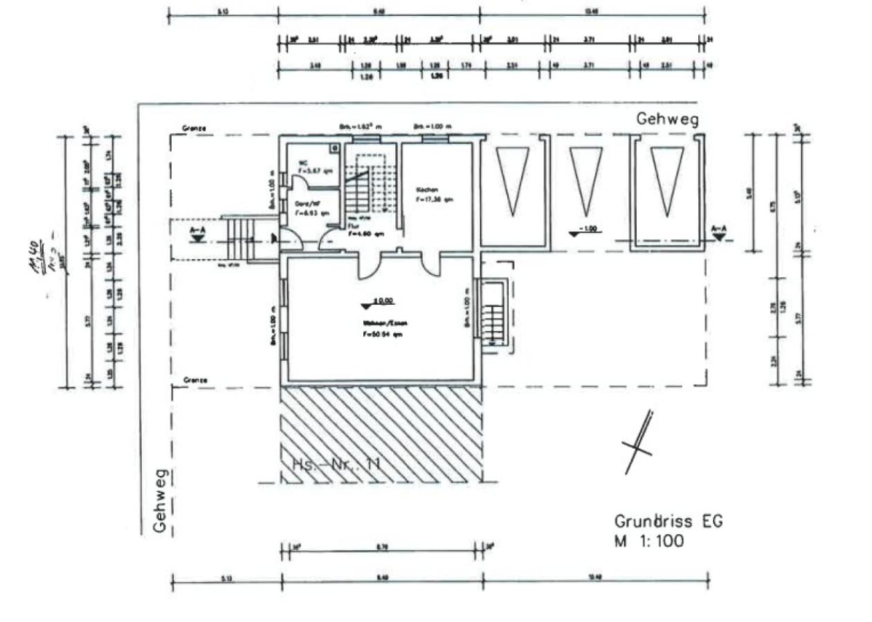 Grundriss EG, Hirschstraße 9 KL