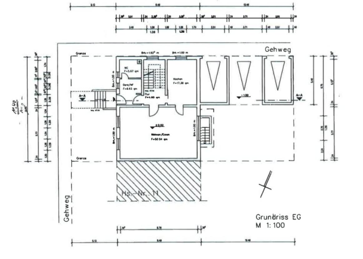 Grundriss EG, Hirschstraße 9 KL