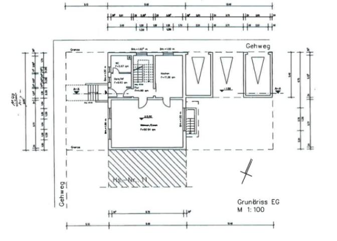 Grundriss EG, Hirschstraße 9 KL