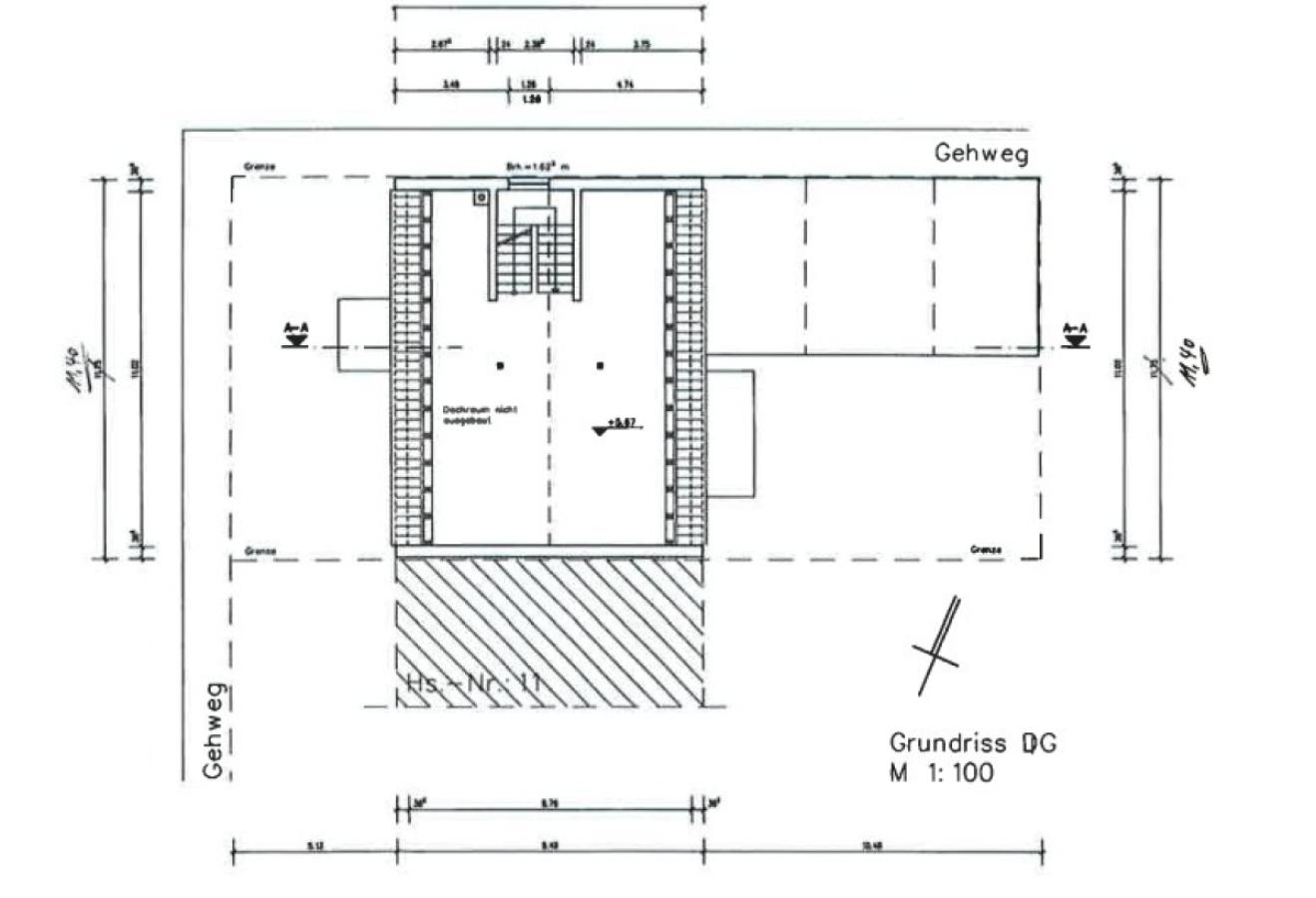 Grundriss DG, Hirschstraße 9 KL