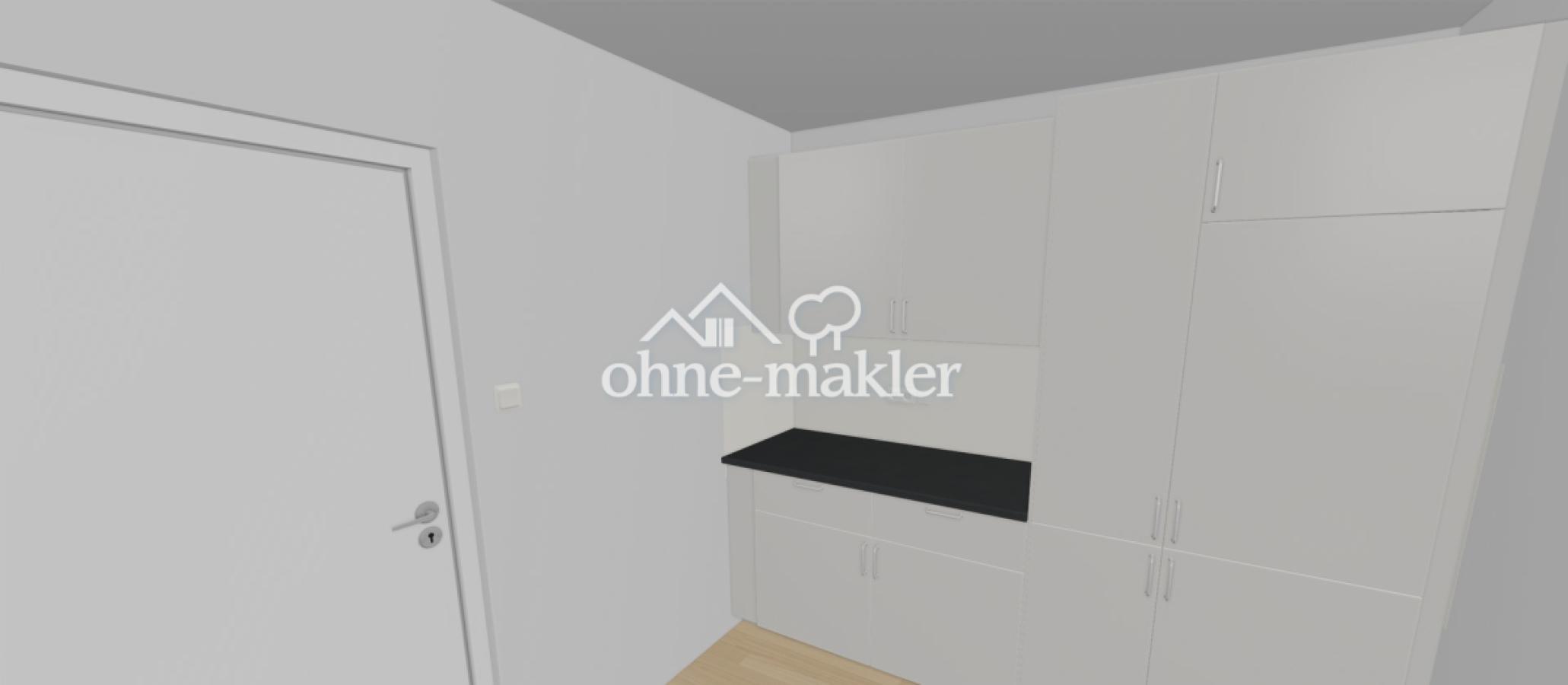 Küche (Ablage, Kühlschrank)
