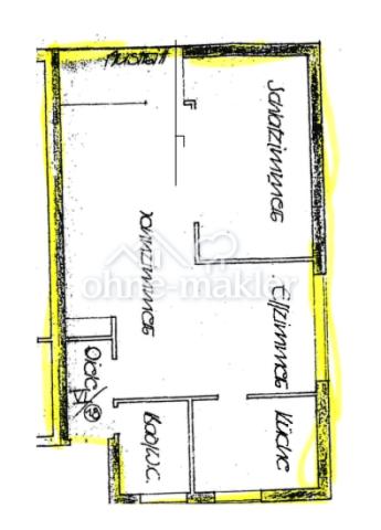 Grundriss der Wohnung