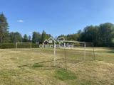 Fußball und Beachvolleyball