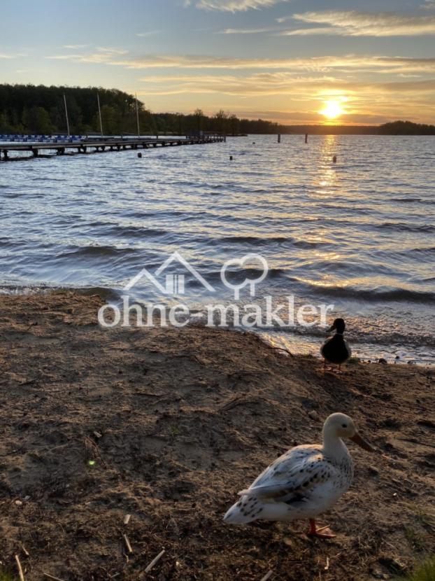 Abenddämmerung am Badestrand