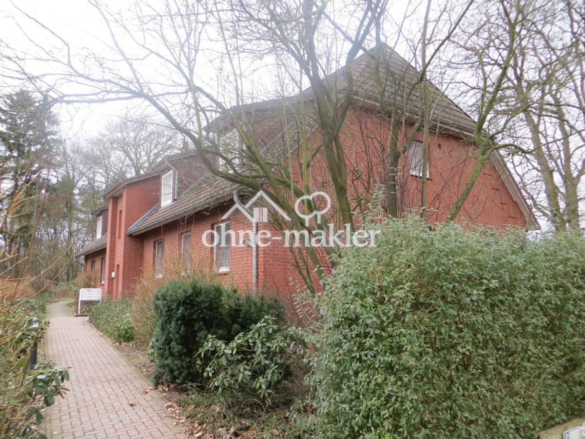 Die Eingangsseite des Hauses