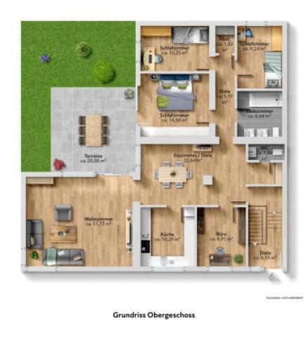 Grundriss Obergeschoss
