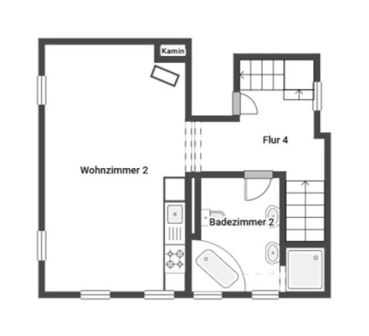 Grundriss Skizze 2. OG