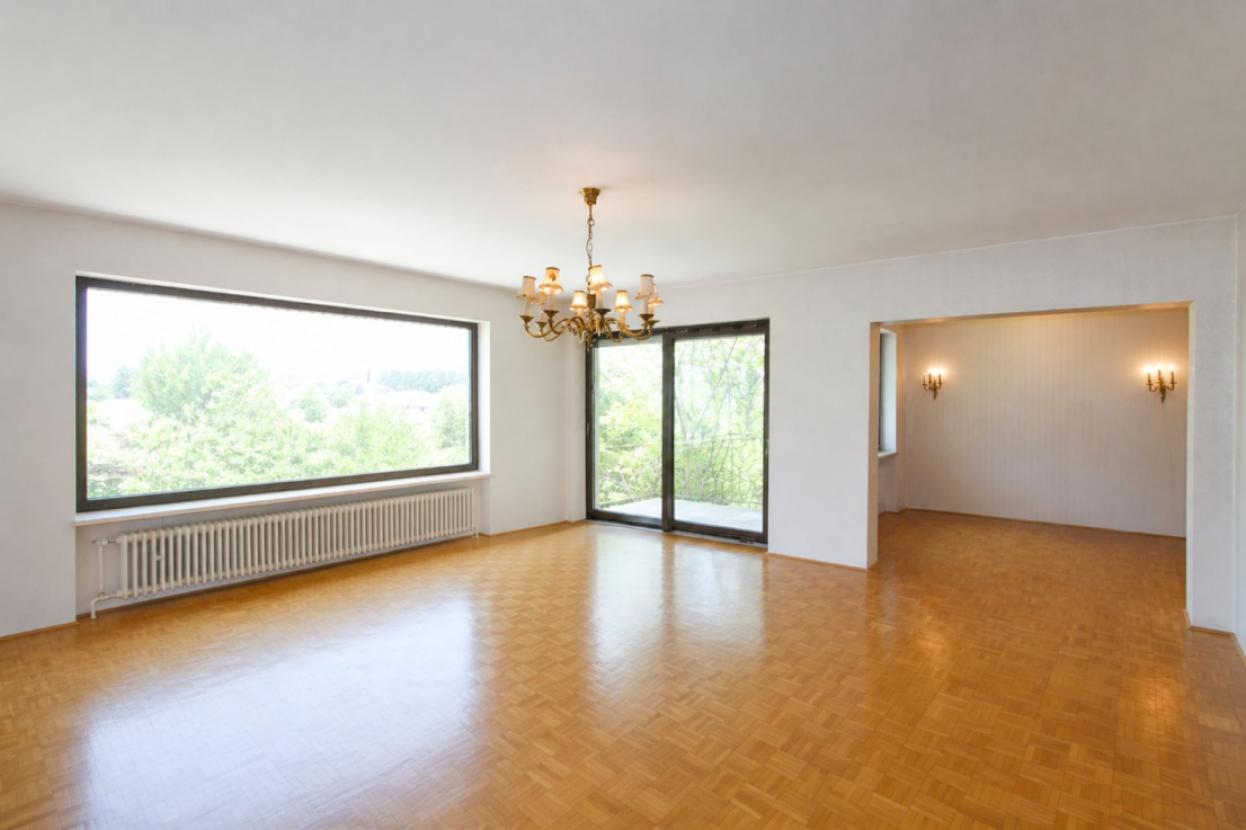 Visualisierung - Wohnzimmer leer